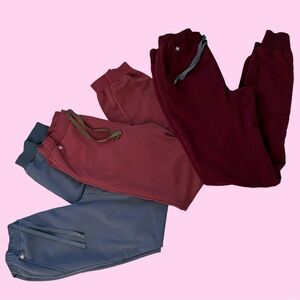 FIGS Scrubs Bundle of 3 Men’s Tansen Jogger Scrub Pants Medical Dental